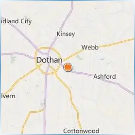 Alabama College of Osteopathic Medicine Location Map Alabama College of Osteopathic Medicine Location Map
