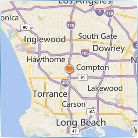 UEI College Gardena Location Map