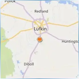 Angelina College Location Map