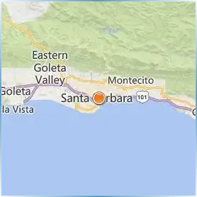 Antioch University Santa Barbara Location Map