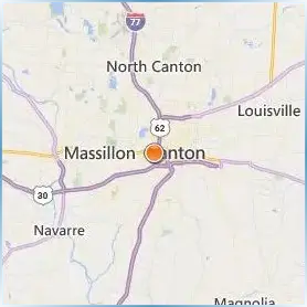 Aultman College of Nursing and Health Sciences Location Map