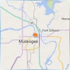 Bacone College Location Map Bacone College Location Map