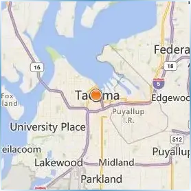 Bates Technical College Location Map
