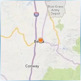 Berea College Location Map