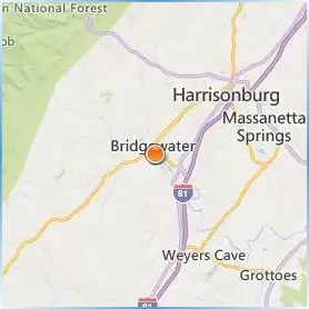 Bridgewater College Location Map Bridgewater College Location Map
