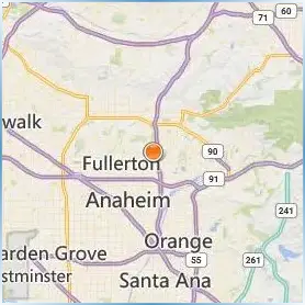 California State University Fullerton Location Map California State University Fullerton Location Map
