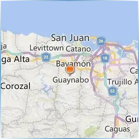 Caribbean University Bayamon Location Map