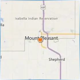 Central Michigan University Location Map Central Michigan University Location Map