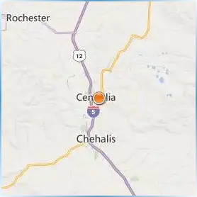 Centralia College Location Map
