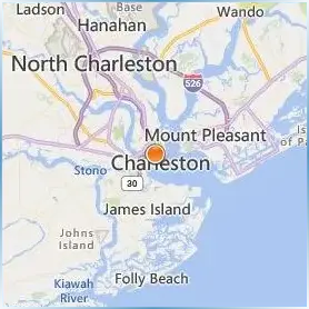 College of Charleston Location Map College of Charleston Location Map