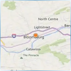 Commonwealth University of Pennsylvania Location Map Commonwealth University of Pennsylvania Location Map