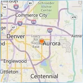Concorde Career College Aurora Location Map