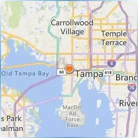 Concorde Career Institute Tampa Location Map
