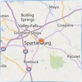 Converse University Location Map