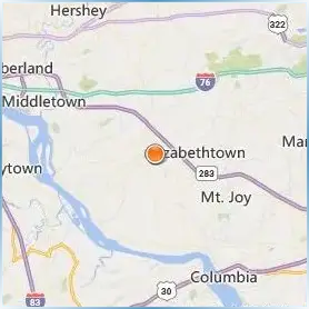 Elizabethtown College Location Map Elizabethtown College Location Map