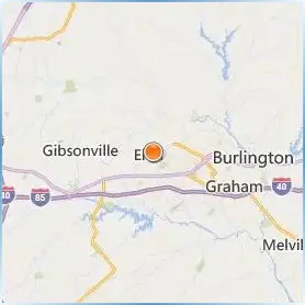 Elon University Location Map Elon University Location Map