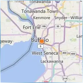 Erie Community College Location Map