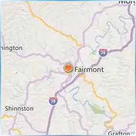 Fairmont State University Location Map