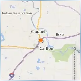 Fond du Lac Tribal and Community College Location Map