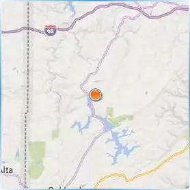 Garrett College Location Map