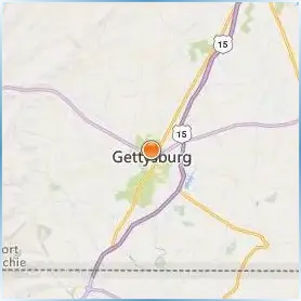 Gettysburg College Location Map Gettysburg College Location Map