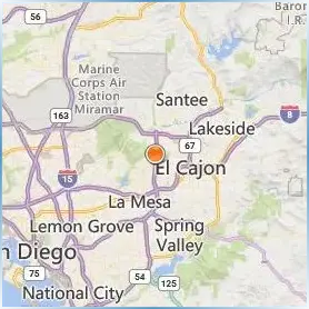 Grossmont College Location Map