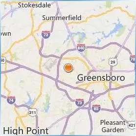 Guilford College Location Map Guilford College Location Map