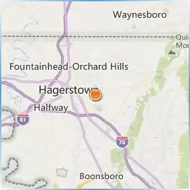 Hagerstown Community College Location Map