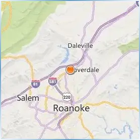Hollins University Location Map Hollins University Location Map
