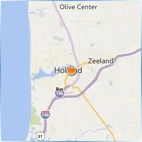 Hope College Location Map Hope College Location Map