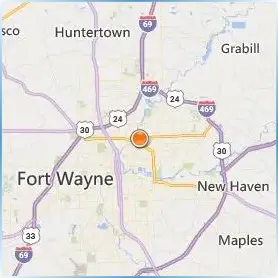 Purdue University Fort Wayne Location Map Purdue University Fort Wayne Location Map