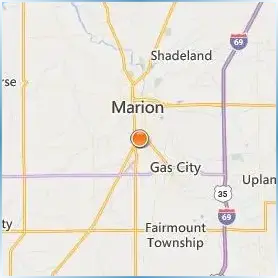 Indiana Wesleyan University Marion Location Map