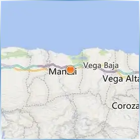 Instituto Tecnologico de Puerto Rico Recinto de Manati Location Map