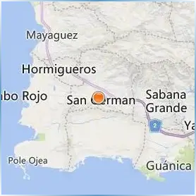 Inter American University of Puerto Rico San German Location Map
