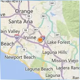 Irvine Valley College Location Map