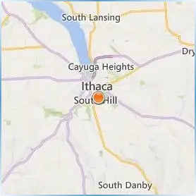 Ithaca College Location Map Ithaca College Location Map