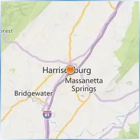 James Madison University Location Map
