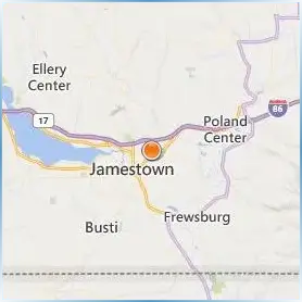 Jamestown Community College Location Map