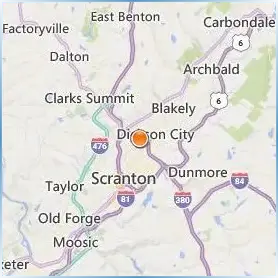 Johnson College Location Map Johnson College Location Map