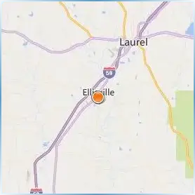 Jones County Junior College Location Map