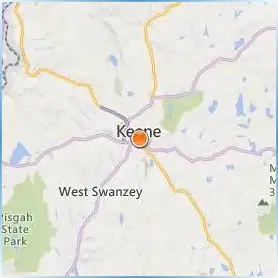 Keene State College Location Map Keene State College Location Map