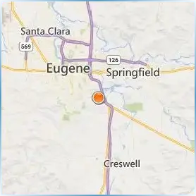 Lane Community College Location Map