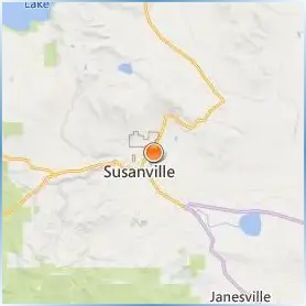 Lassen Community College Location Map