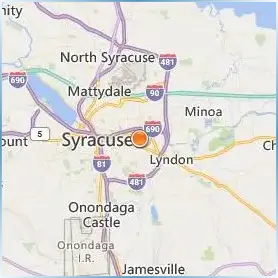 Le Moyne College Location Map