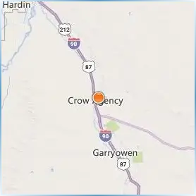 Little Big Horn College Location Map
