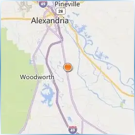 Louisiana State University Alexandria Location Map