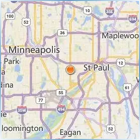 Macalester College Location Map