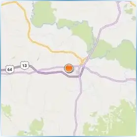 Martin Community College Location Map