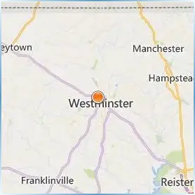 McDaniel College Location Map