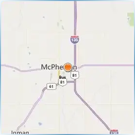 McPherson College Location Map McPherson College Location Map